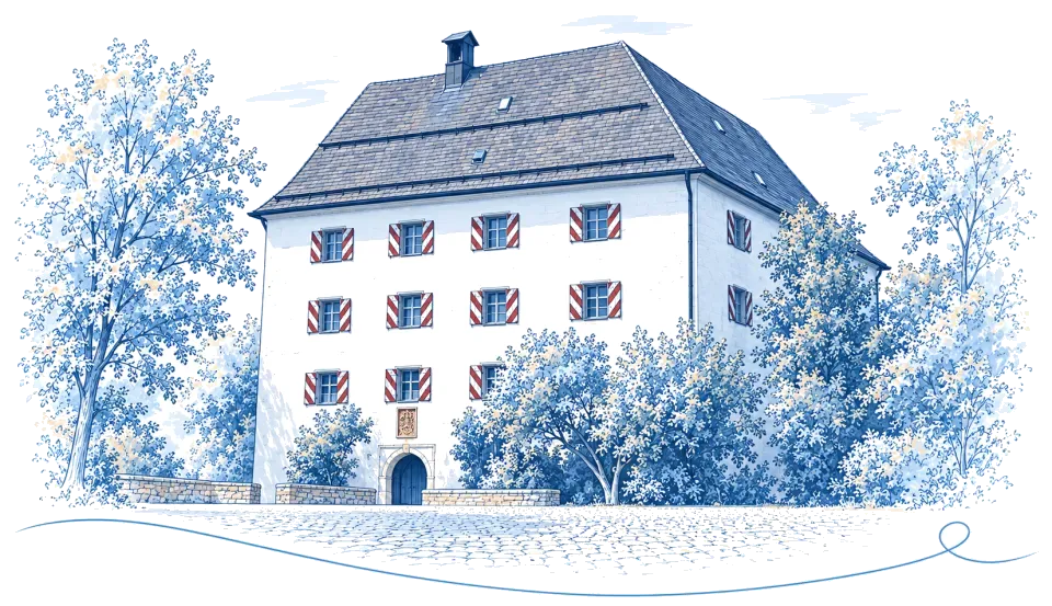 Illustration: Schloss Wolfstein in Freyung