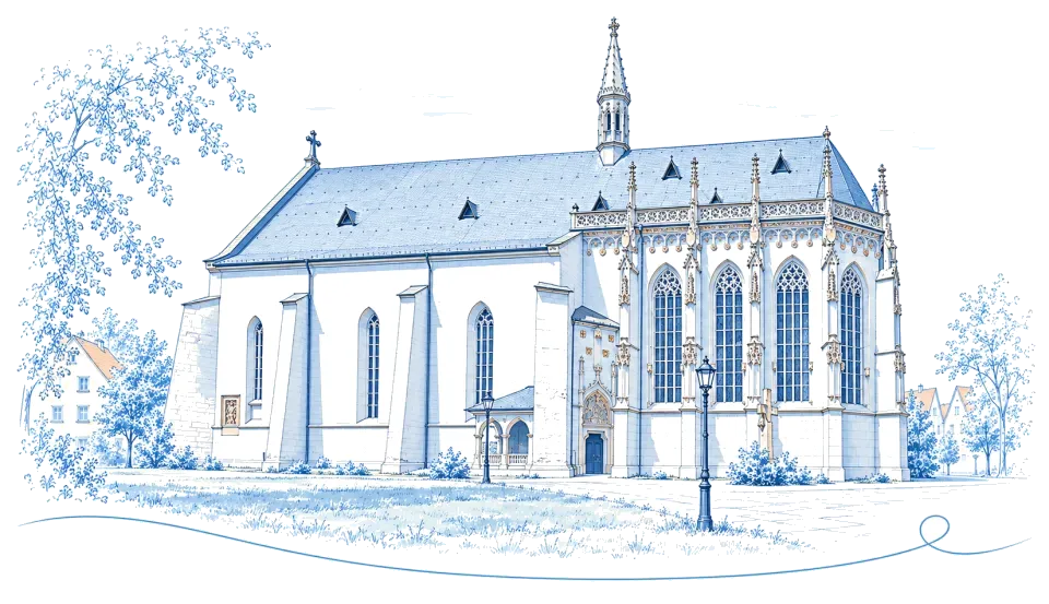 Illustration: Ritterkapelle in Haßfurt
