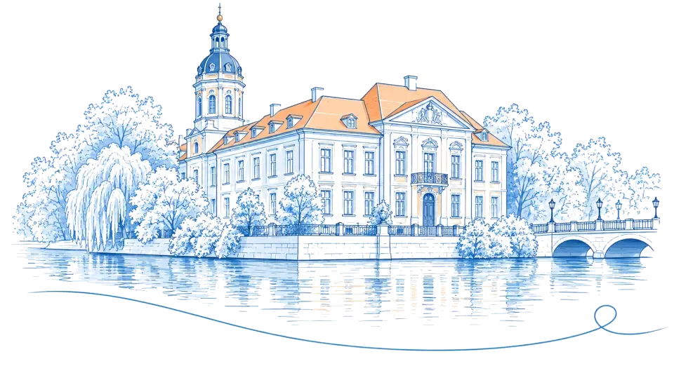 Illustration: Schloss Köpenick an der Dahme