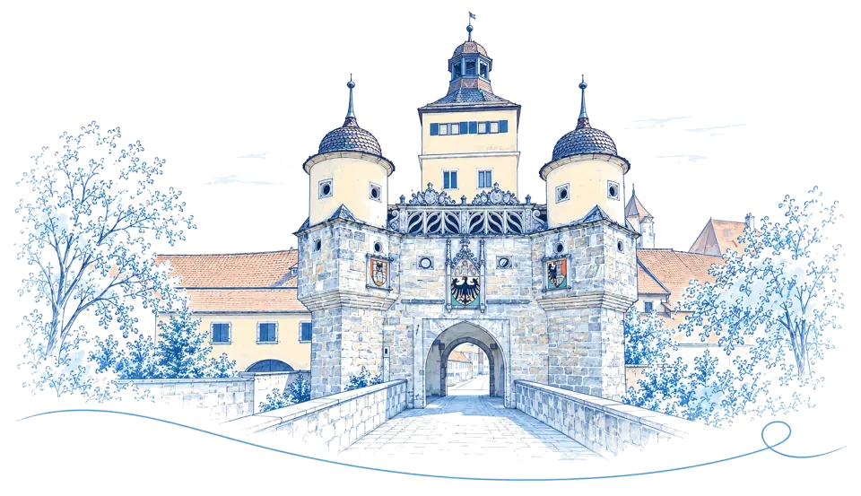 Illustration: Ellinger Tor in Weißenburg